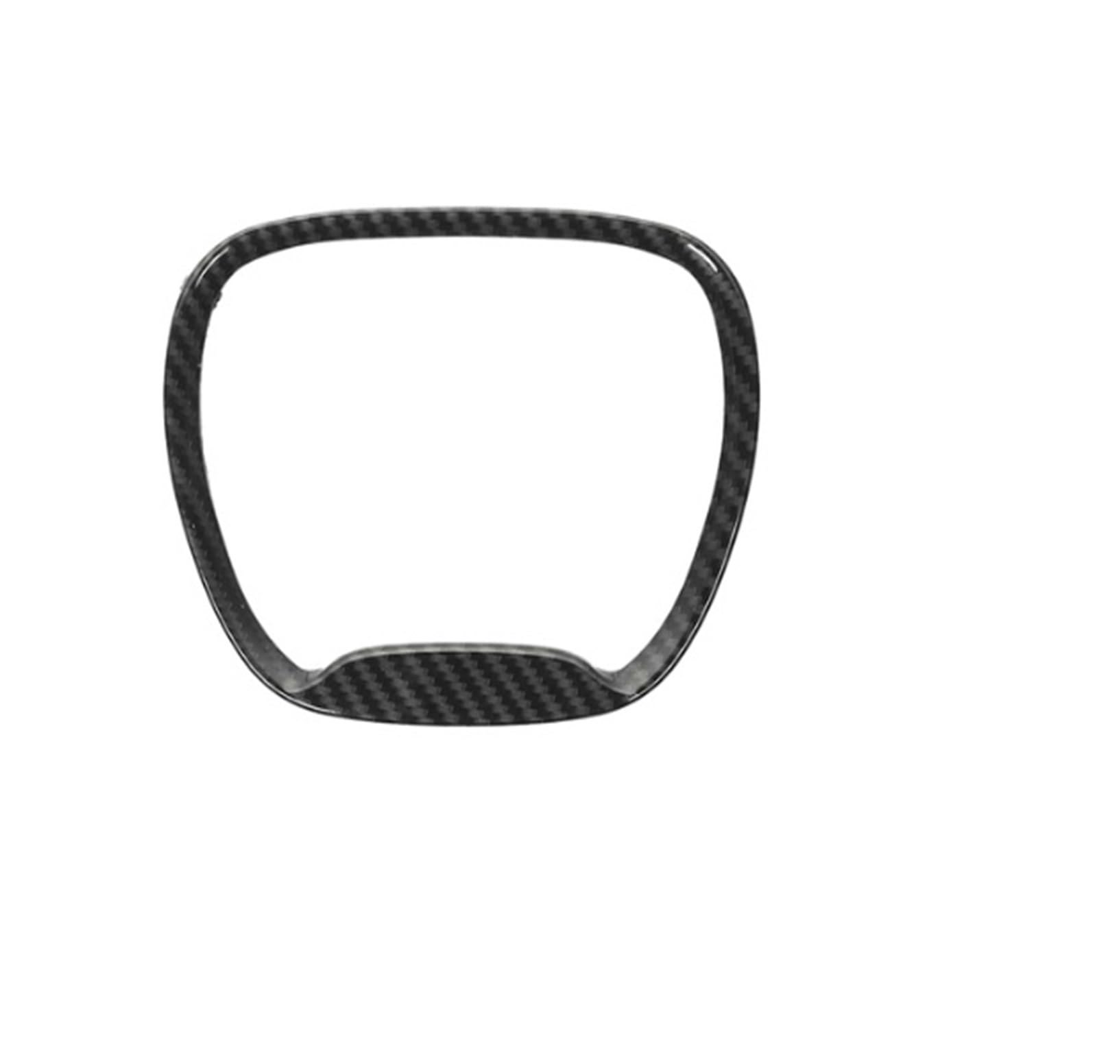 Qiong store Auto-Lenkradverkleidung, schwarz, kompatibel mit Dodge Charger Challenger Durango Jeep Grand Cherokee SRT8 2015–2022, Aufkleber-Zubehör (Color : Carbon fFibre) von EVURU