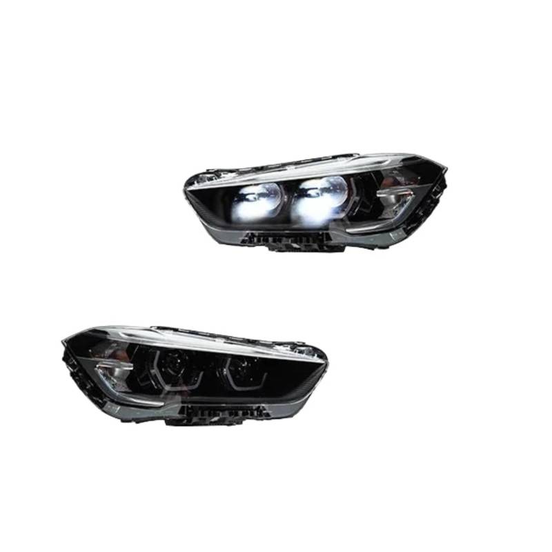 EWOPILNEX Auto Headlights Compatible With Bmw X1 2016-2019 F48 F49 LED Front Lamps Assembly Upgrade High Configure Projector Lens Accessories(Type B for Halogen) von EWOPILNEX