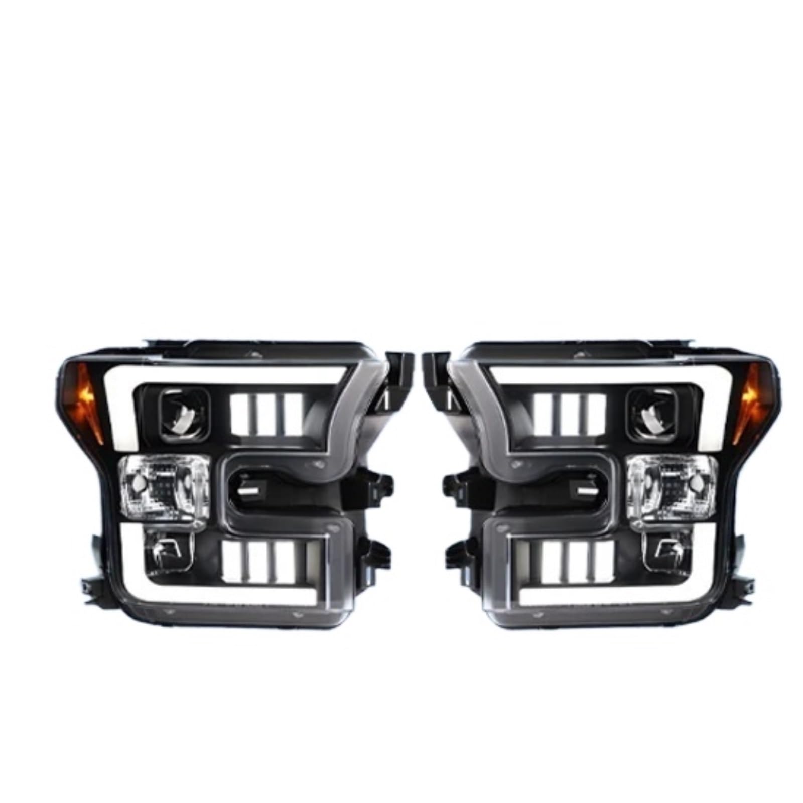 EWOPILNEX Front Lamps Compatible With Ford Raptor F150 2015-2017 LED Auto Headlights Assembly Upgrade Projector Lens Tool Accessories von EWOPILNEX