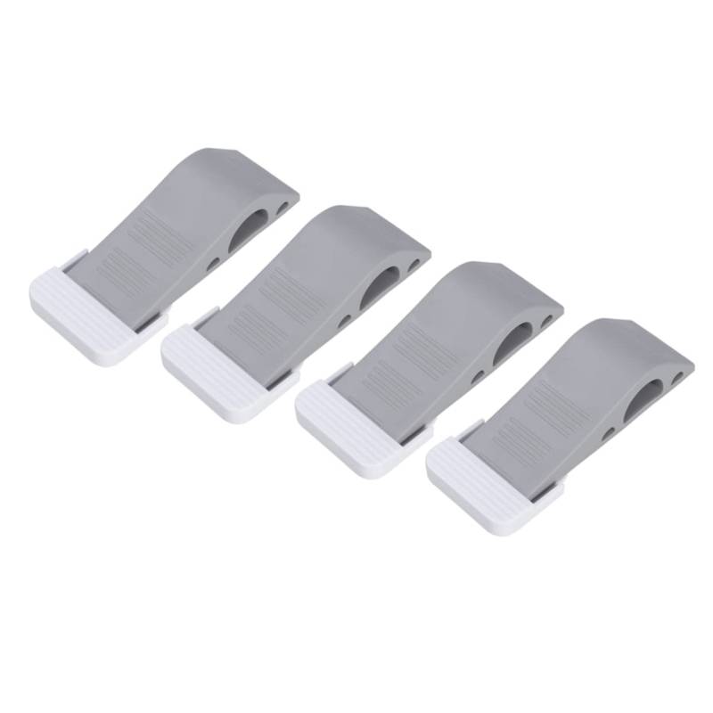 EXCEART 4er Set Dekorative Türstopper Wedge Aus Rutschfeste Türpuffer Für Verschiedene Bodenbeläge Ideal Als Türfeststeller Und Zur Raumdekoration von EXCEART