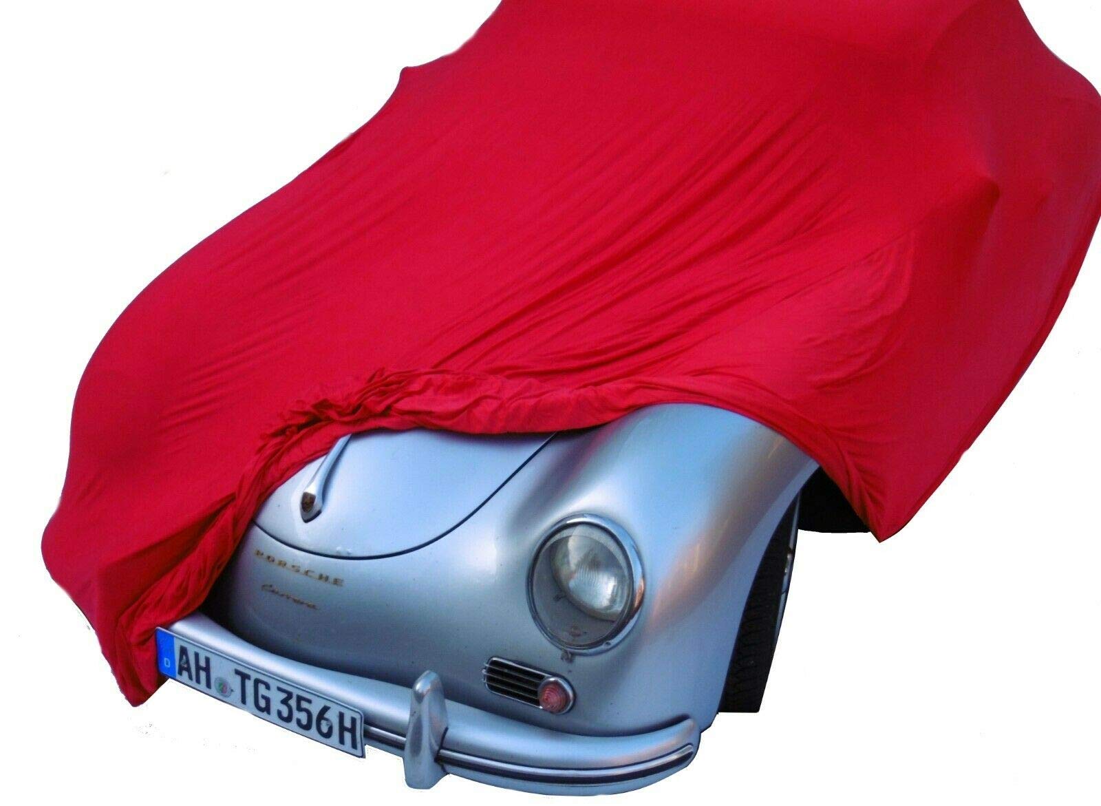 Schutzdecke Stretch Car Cover Ganzgarage Abdeck-Plane hochwertig rot 5,80 Mete von EXCOLO