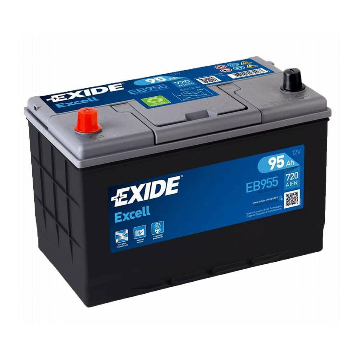 EXIDE BATERÍA Serie EXCELL EB955 760 CCA von Exide