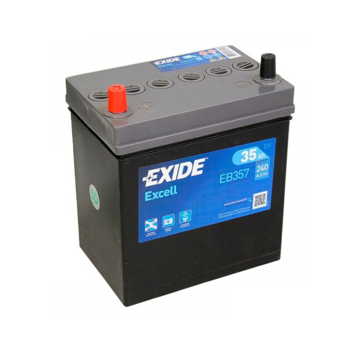 EXIDE "Excelle Batterie. Typ: EB 357 Originalnummer: EB357. von EXIDE