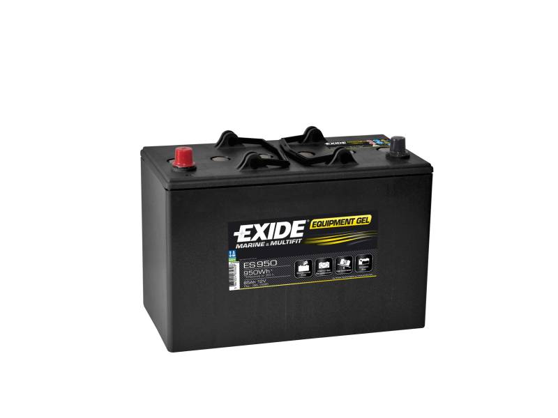 Exide ES950 Equipment GEL Versorgungsbatterie 12V 85Ah 950Wh 460A von Exide Batteries