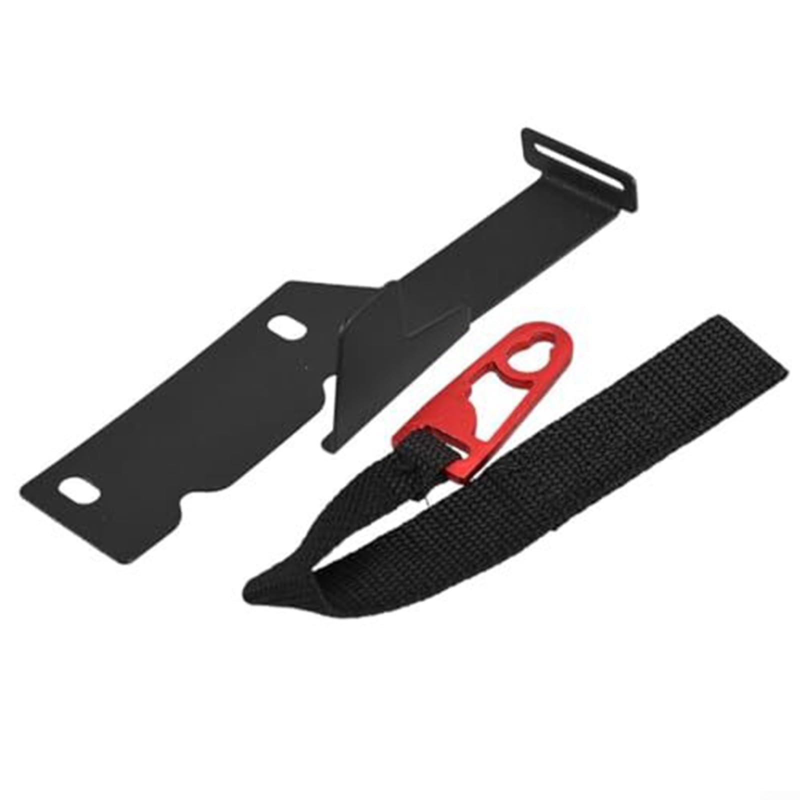 EXTRWORY 2810547 Entriegelungsgurt-Set für Rücksitz, Aluminiumlegierung, Nylon, Ersatz für Ford F150 F250 2009–2022 (rot) von EXTRWORY