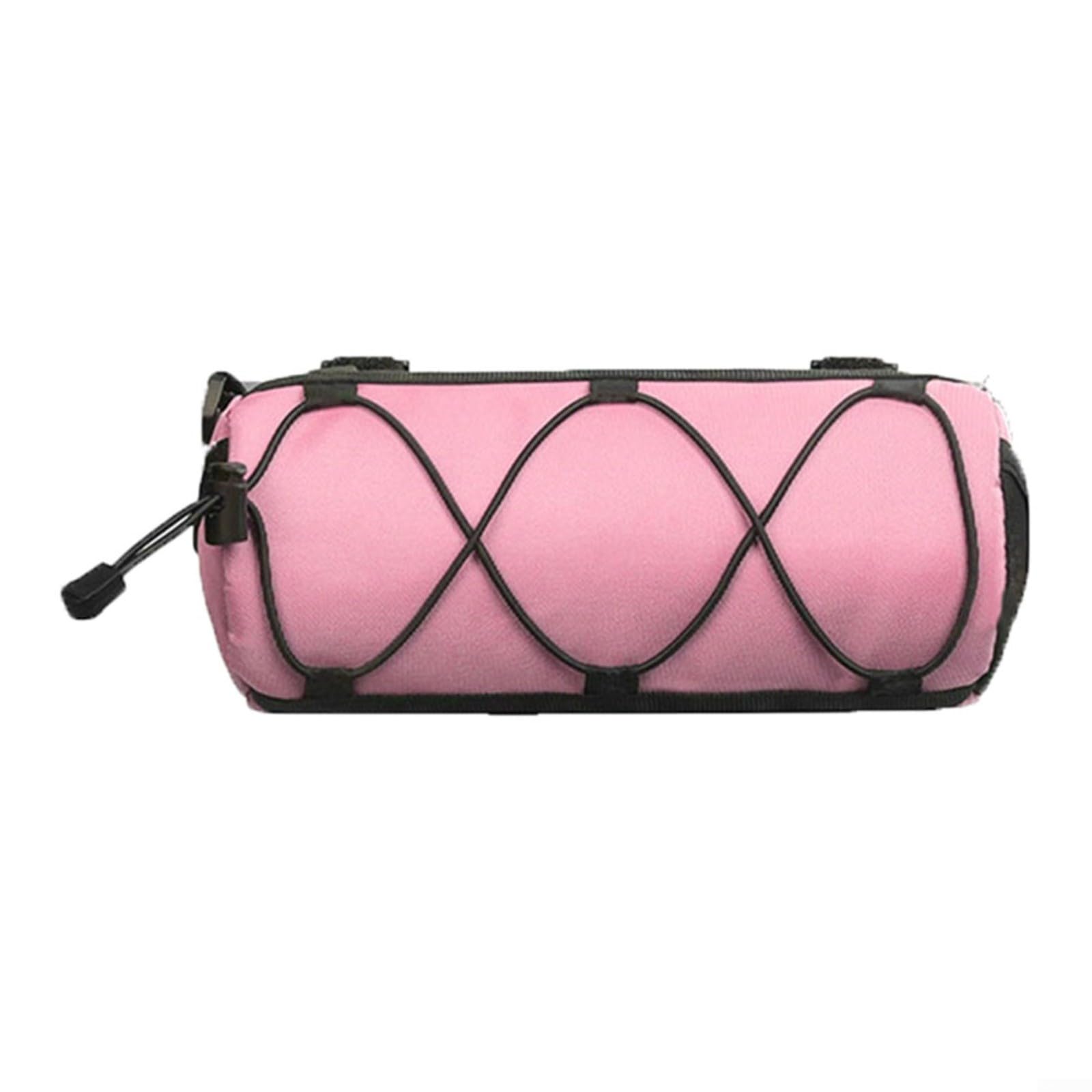 EXTRWORY Fahrrad-Lenkertasche, Vorderrahmen, Fahrradtasche, Aufbewahrungstasche, wasserdicht, Nylon, Schultergurt, Mehrzweck, für Rennrad, Mountainbike, Roller (Rosa) von EXTRWORY