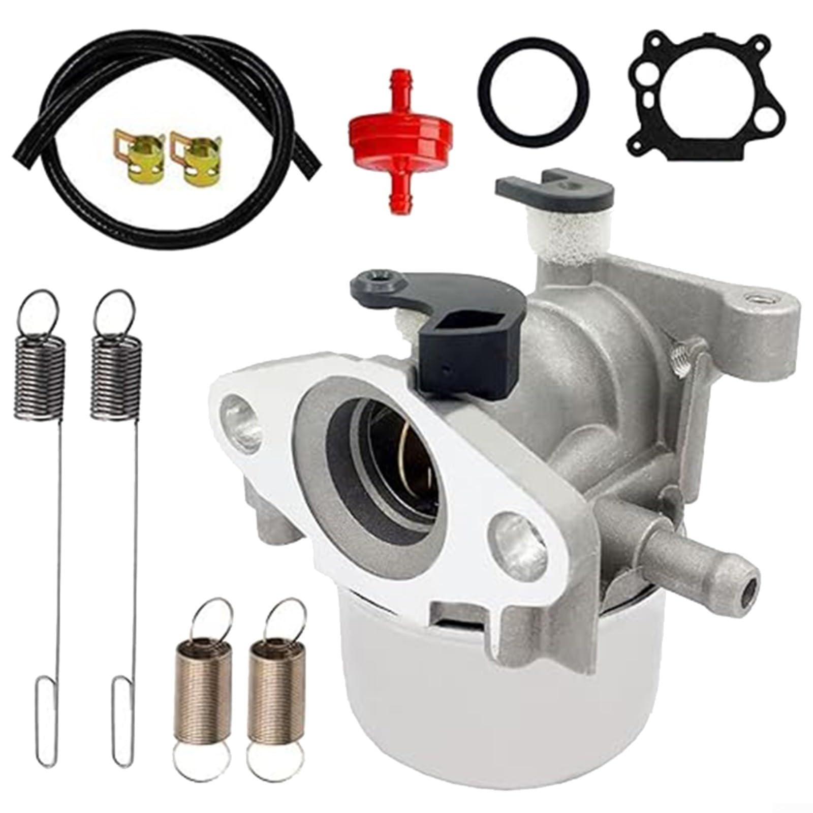 EXTRWORY Vergaser-Kit 190cc für 6.25 6.75 Schubmäher Motor 790845 796707 799866 799871 794304 Ersatzteile Rasenmäher Zubehör Metall Kunststoff Weiß Rot von EXTRWORY