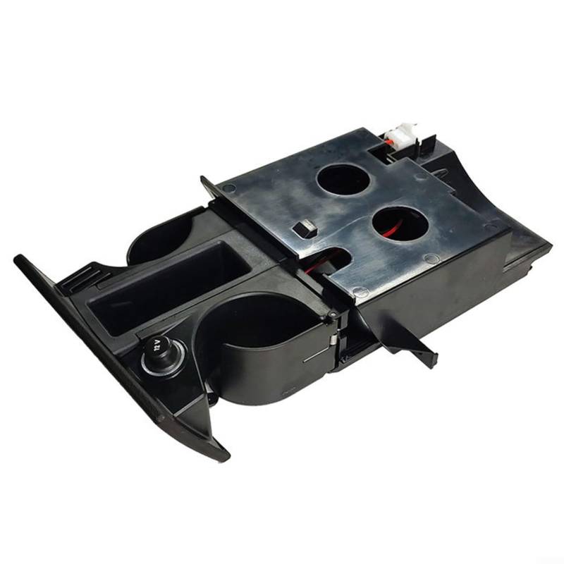 EXTRWORY Wasserbecherhalter Mittelkonsole, 7H285860130T, schwarzes ABS/Metall, Rechtsantrieb, für Transporter T5 Camper 2009–2015, Ersatzinstallation von EXTRWORY