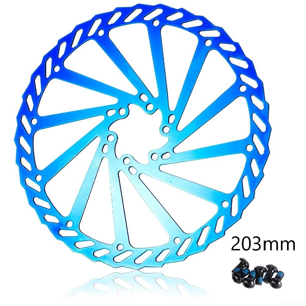 Fahrrad-Hydraulikscheiben mit hervorragender Wärmeableitung, kompatibel mit Alivio und erhältlich in drei Größen (160 203 mm) (203 mm) von EXTRWORY