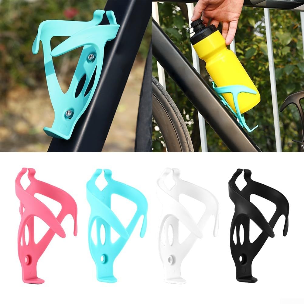 Sicheres Wickeldesign, stabiler Fahrrad-Wasserbecherhalter, einfache Installation (rosa) von EXTRWORY