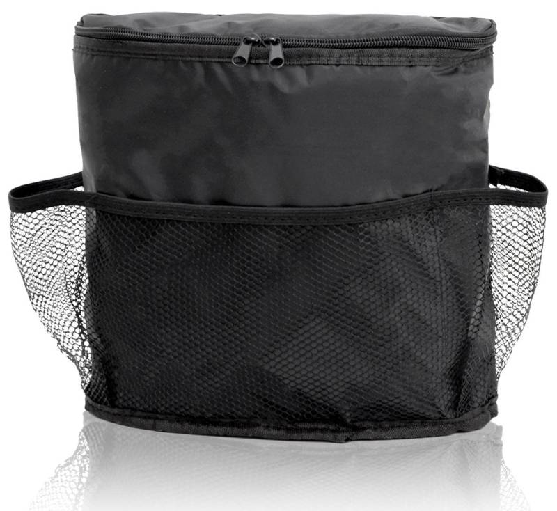 EYEPOWER Auto Organizer Kühlfach 25x26x12 cm Rücksitz Kühltasche Autositz Baby Tasche Kinder Rückenlehnen-Schutz Schwarz von EYEPOWER