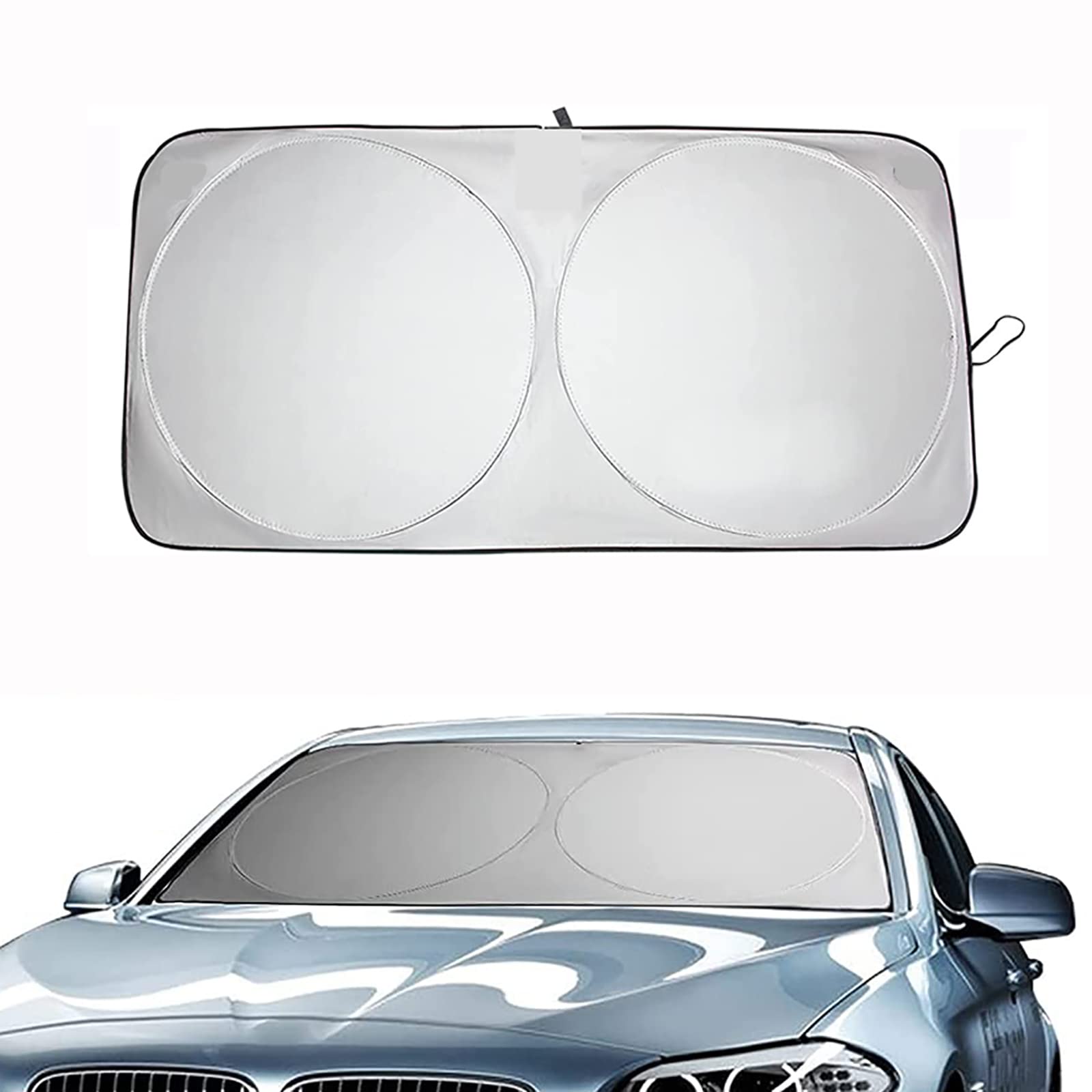 Auto Sonnenschutz Frontscheibe Für BMW X4 2019-2023, Faltbarer Windschutzscheibe Sonnenschirm Frontscheibenabdeckung UV-Schutz Autozubehör, F/167 * 95 von EYHQKRTR