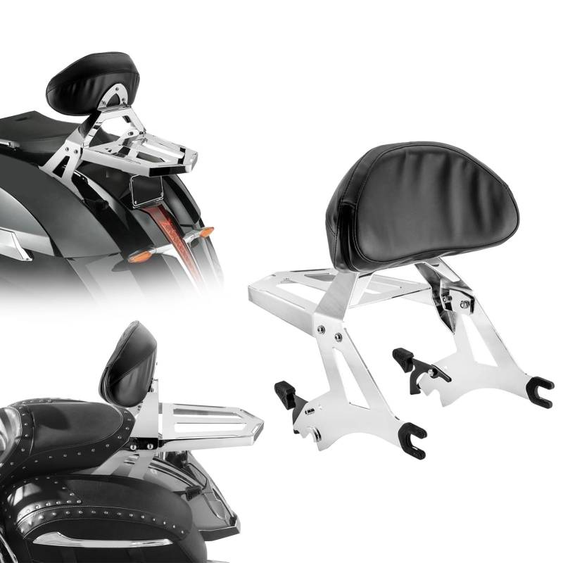 Motorrad-Beifahrer-Sissybar-Rückenlehne Gepäckträger Für Victory Hard Ball 2013 Zubehör von EYNLDS
