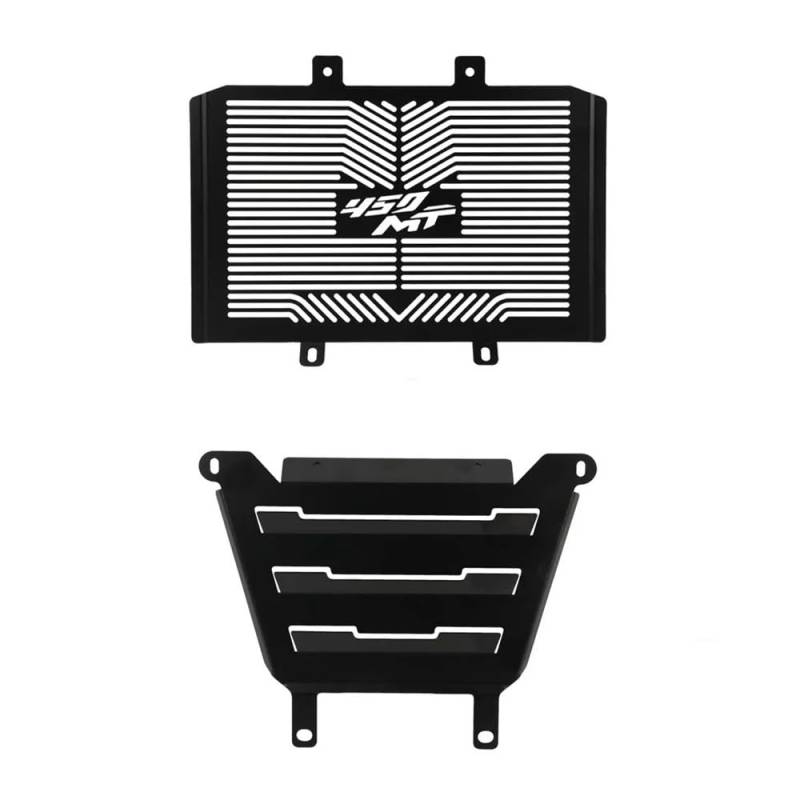 Motorrad Kühlerschutzgitter Motorrad Zubehör Front Schild Wasser Tank Schutz Net Motor Abdeckung Fan Schutz Grille Für CF&Moto 450MT MT450 450 MT von EZRMIVB