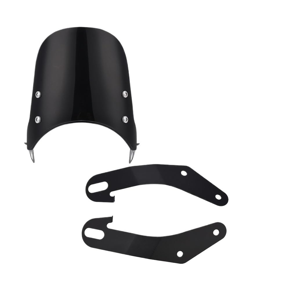 Motorrad Luftstrom Windabweiser 1Pack Motorrad Windschutzscheibe Verlängerung Spoiler Universal Motorrad Windschutzscheibe Windabweiser Luftstrom Extender Teile Einstellbar von EZRMIVB