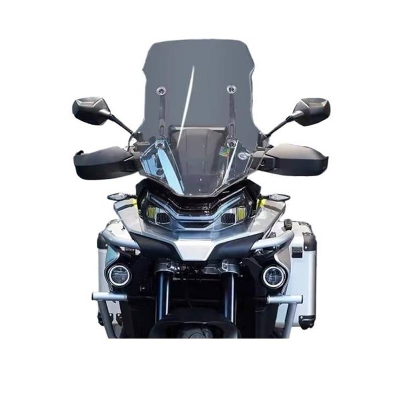 Motorrad Luftstrom Windabweiser Für CF&Moto 800MT MT800 CF800MT Motorrad Erhöhte Windschutzscheibe Verbreitert Und Erhöht 51/56CM Frontscheibe Sport Deflektor von EZRMIVB