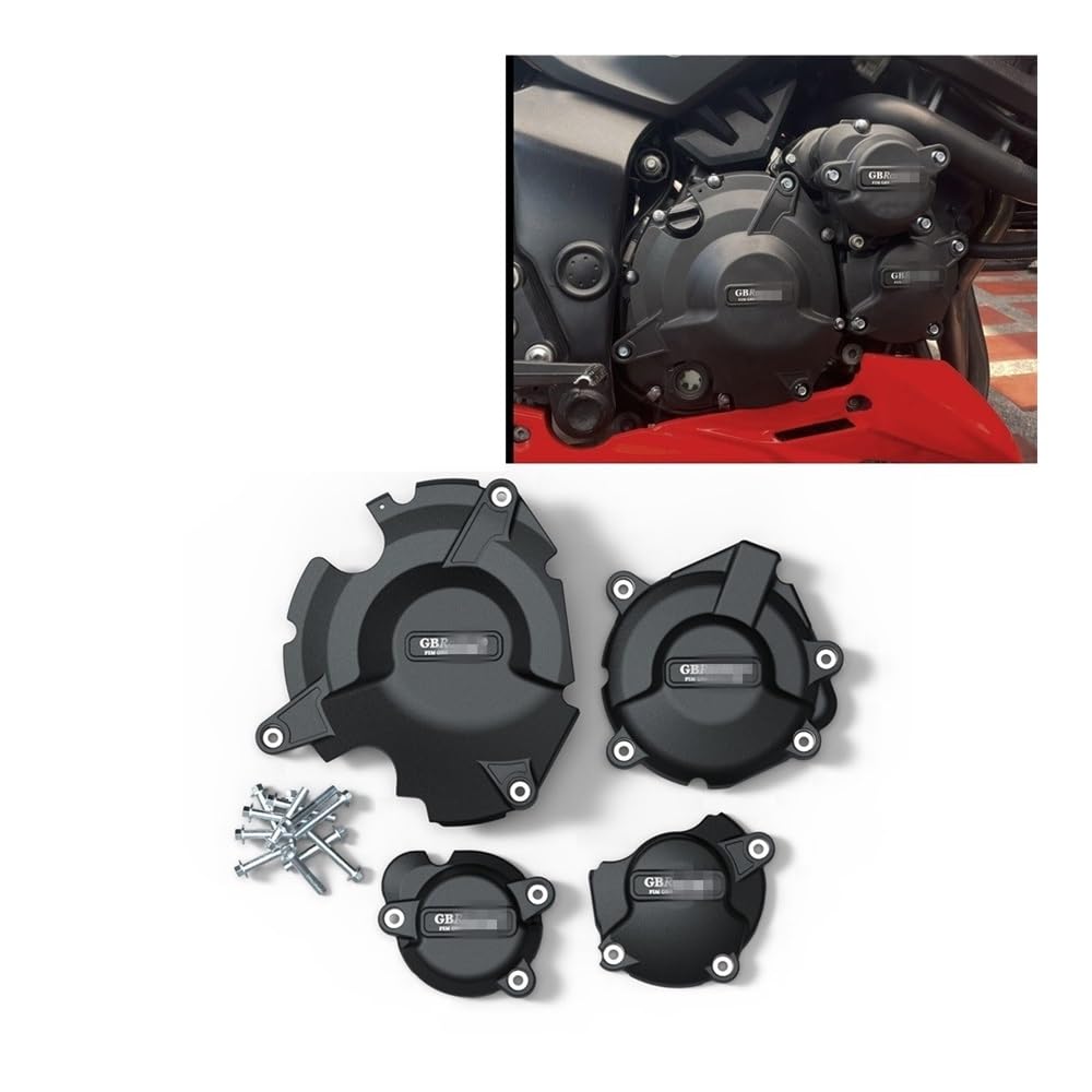 Motorrad Motor Seitenschutz Cover Für Su&zuki GSXS750 2017~2023 Motorrad Lichtmaschine Kupplung Schutz Zubehör Motor Abdeckung von EZRMIVB