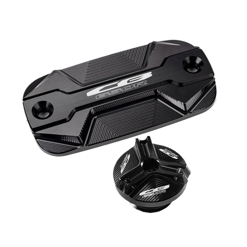 Motorrad Öleinfülldeckel Für CB650R CB 650R CB 650 R 2019-2023 Motorrad CNC Vorderradbremsflüssigkeitsbehälter Abdeckung Motoröl Einfülldeckel von EZRMIVB