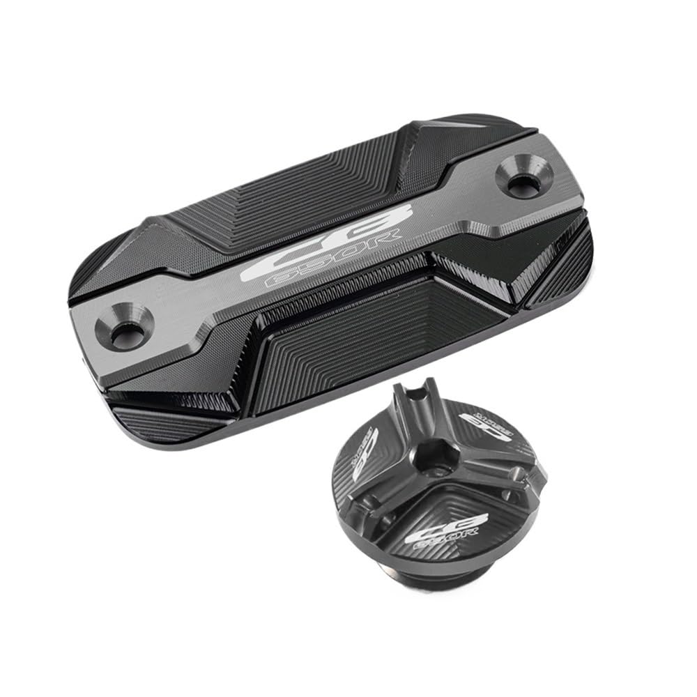 Motorrad Öleinfülldeckel Für CB650R CB 650R CB 650 R 2019-2023 Motorrad CNC Vorderradbremsflüssigkeitsbehälter Abdeckung Motoröl Einfülldeckel von EZRMIVB