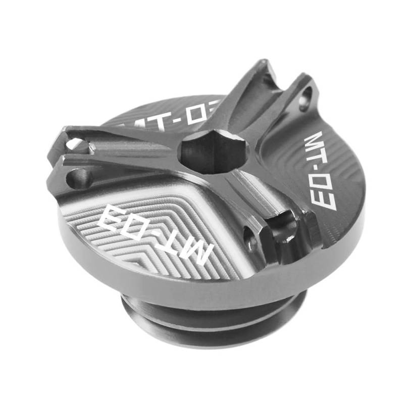 Motorrad Öleinfülldeckel Für Ya&maha MT03 MT 03 MT-03 2016 2017 2018 2019 Motorrad Aluminium Motoröl Tasse Abdeckung Schraube Moto Teile von EZRMIVB