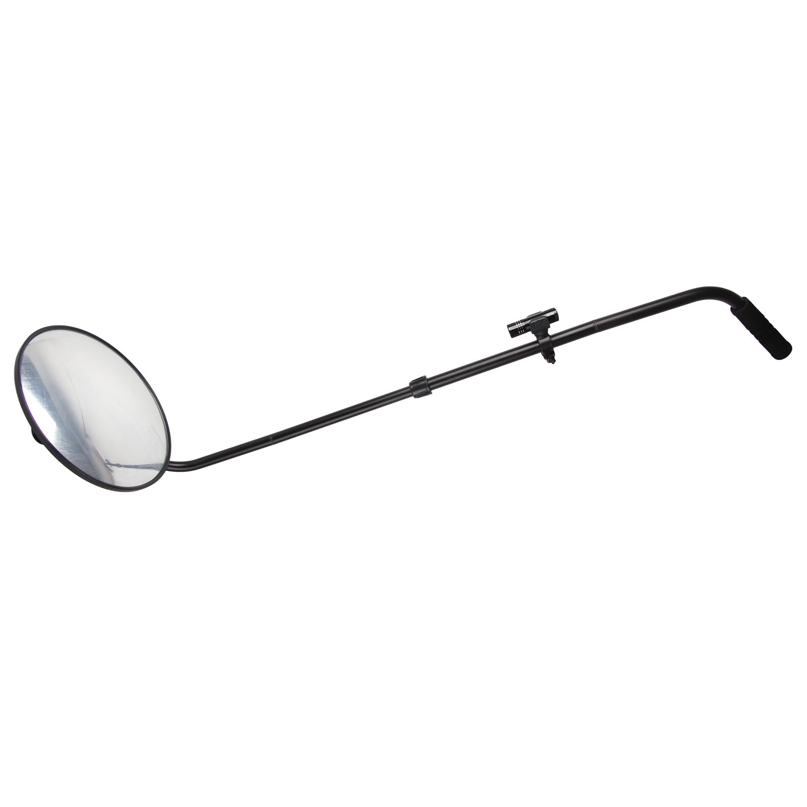 Im Car Inspection Mirror, Telescoping -Griff, Tragbares Sicherheitstool mit 2x Vergrößerung, LED -Taschenlampe, für Auto, LKW und Ausrüstungsprüfung von Eacam