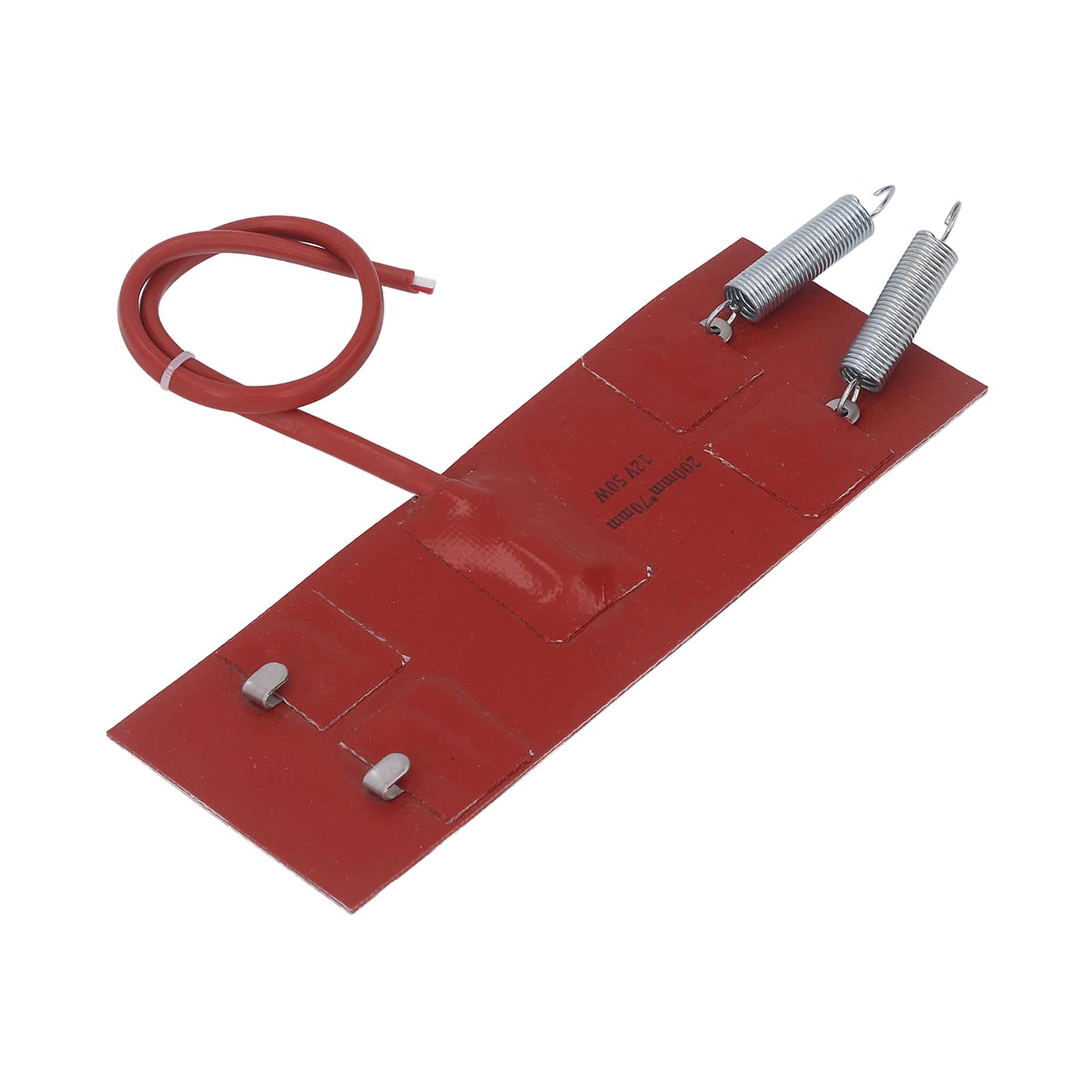 Motoröl-Silikon-Heizkissen, Flammhemmend, Wasserdicht, Hervorragende Isolierung, 200 °C, -60 °C, 50 W, Geeignet für Fabrikmaschinenfahrzeuge (DC12V) von Eacam