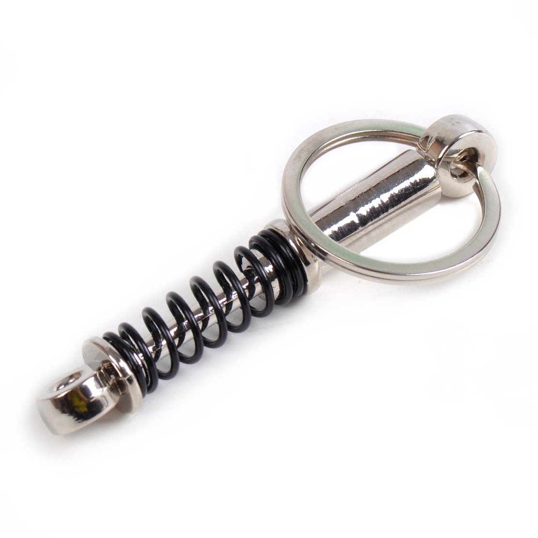 Eastar Schwarze Suspension Keychain Schlüsselanhänger Ring Schlüsselanhänger Car Auto Gewindefahrwerk Spring Stoßdämpfer von Eastar