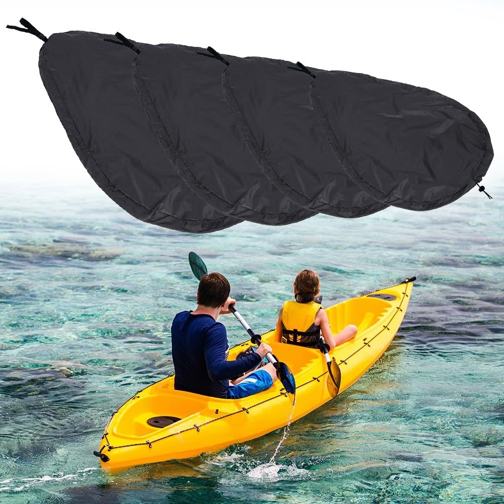 Abdeckung für Kajaks, Staubschutz, wasserdicht, Sonnenschutz, UV-Schutz, für Kajak, Cockpit, für Angeln, Boot, Kanu, Aufbewahrung im Freien (XL) von EasyByMall