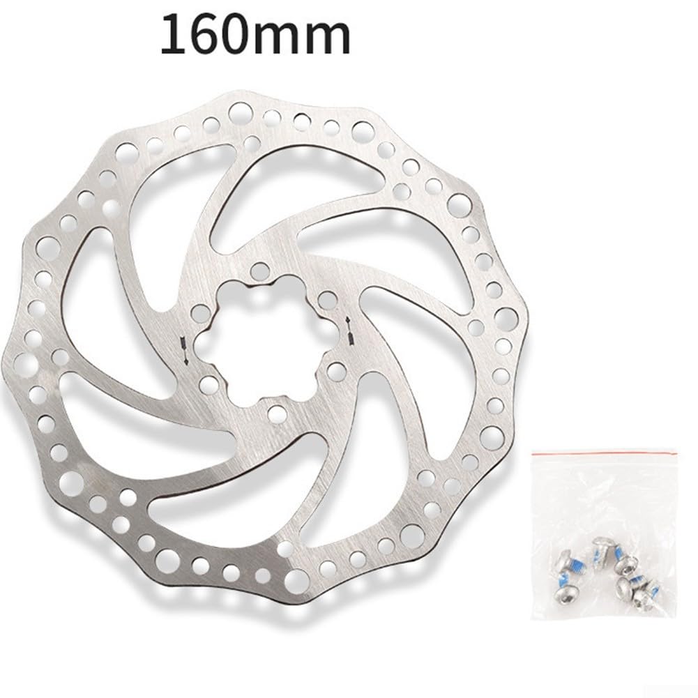 Fahrrad-Performance verbesserte 160 mm Scheibenbremse für mit Flanschadapter (mit Schraube) von EasyByMall