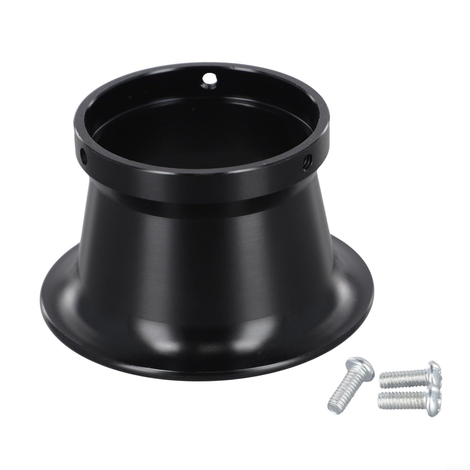 Schlankes Design Vergaser-Luftfilter-Windbecher für Motorräder, passend für OKO 2430 & für Keihin mit einfacher Handhabung (schwarz, 50 mm) von EasyByMall