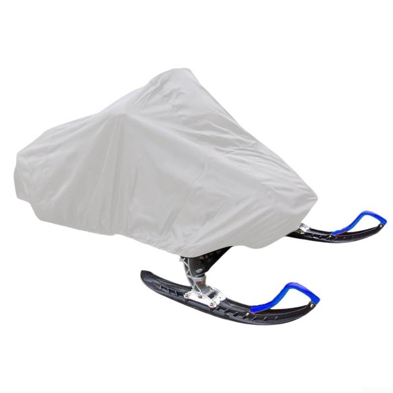 Umfassende Abdeckung mit zuverlässiger wasserdichter Schneemobilabdeckung aus 210D Oxford-Material (2XL Silber) von EasyByMall