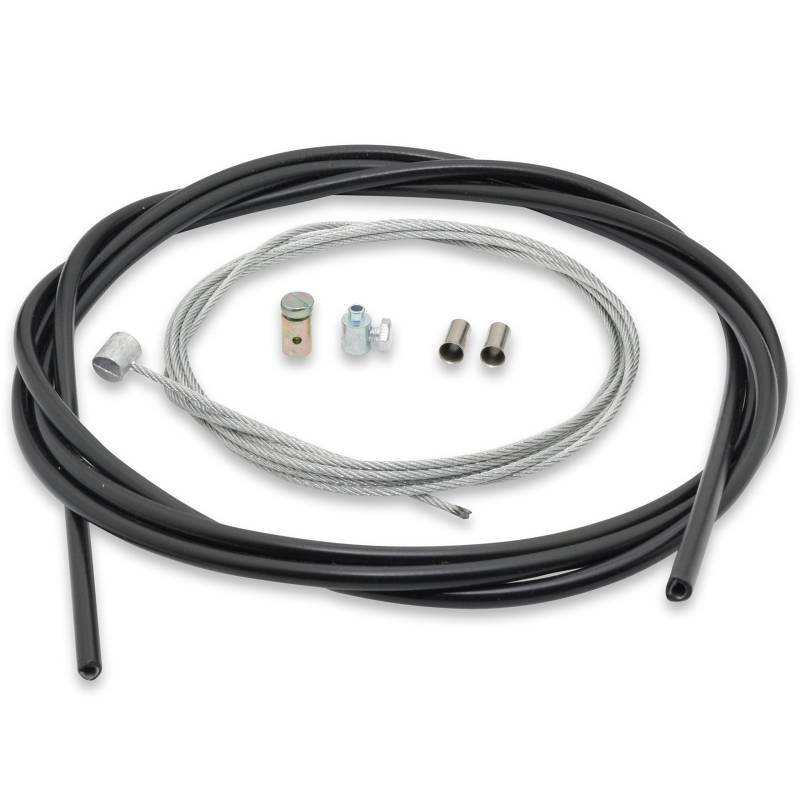 Easyboost Kupplungskabel Ø2mm Universal 2 Meter mit Ummantelung und Schraubnippel Kupplungszug Reparaturset Kabelklemme für Motorräder Cross Moped Mofa von Easyboost