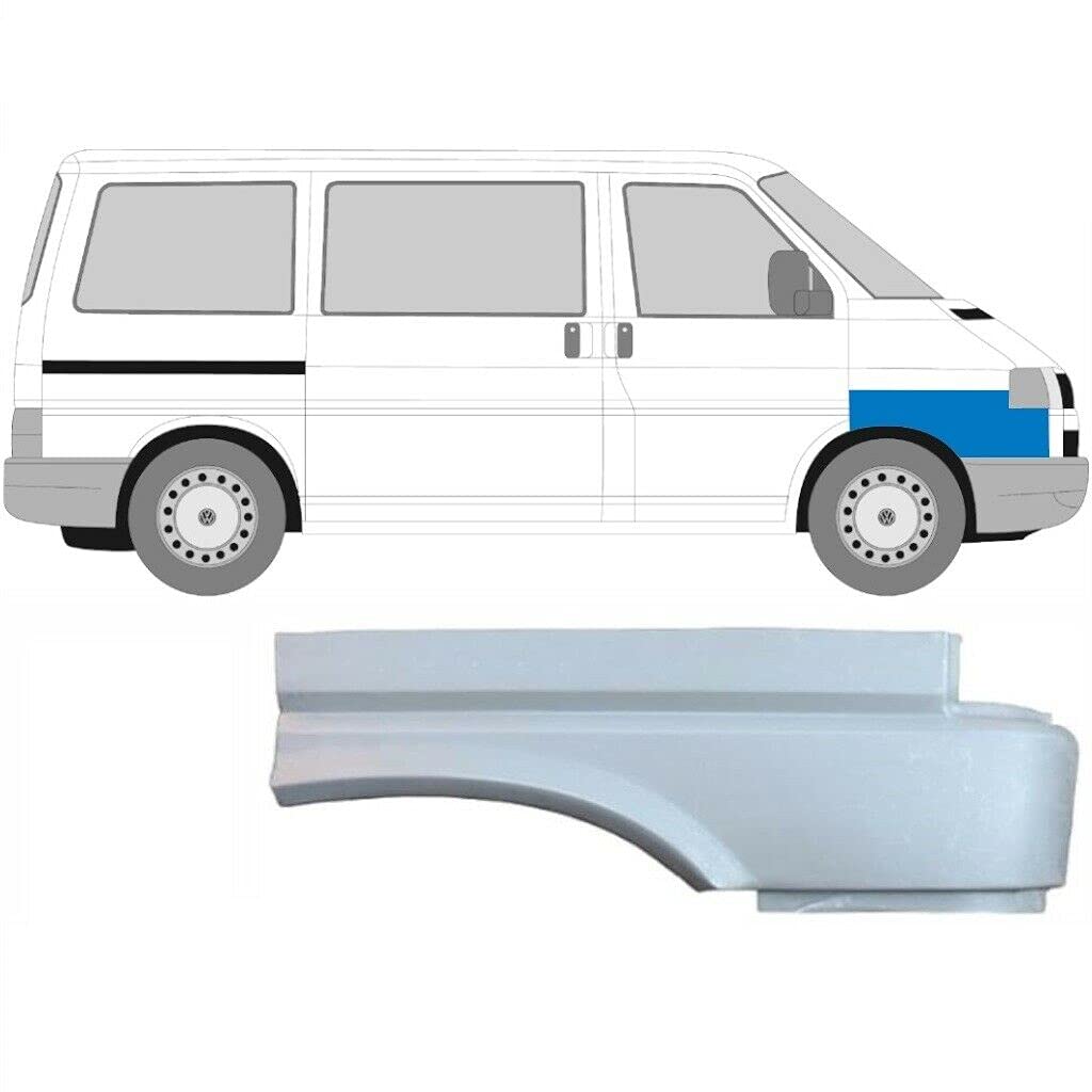 Frontflügel-Reparaturblech passend für Volkswagen Transporter T4 / 1990 1996 / alle Modelle / unlackierter Stahl / rechte Seite (Fahrerseite / abseits / O/S) / Beseitigen Sie Rost in Ihrem Auto. von Easyparts