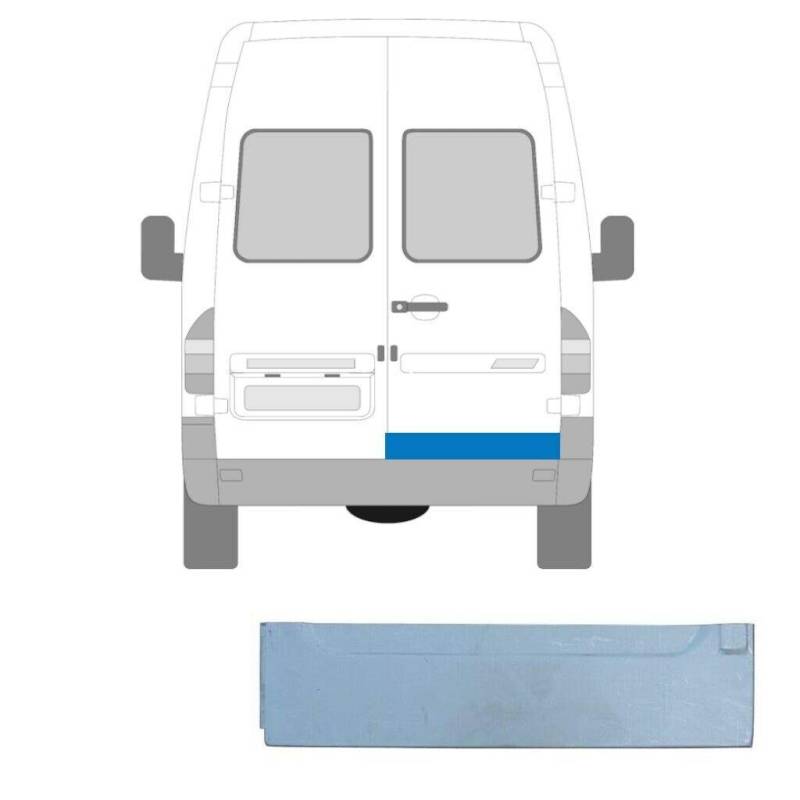 Sprinter Lt 95-06 Hecktür Aussen-Reparaturblech rechts rechts von Easyparts