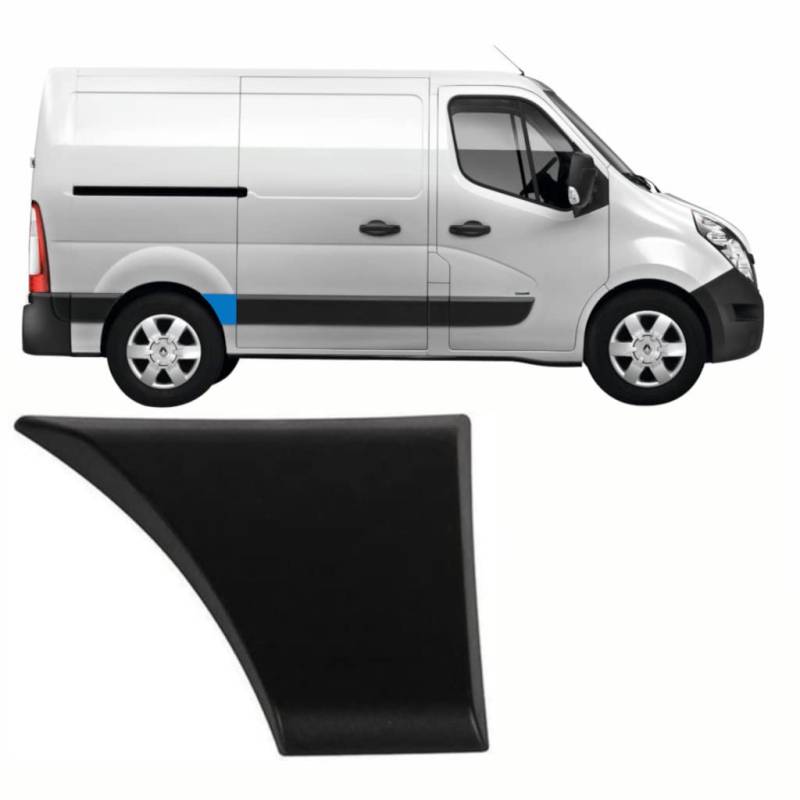 Zierleiste hinten rechts rechts / Fahrerseite / Beifahrerseite O/S für Renault Master/Opel Movano/Nissan NV 400 2010- / Referenznummer OEM 768F30004R von easyparts