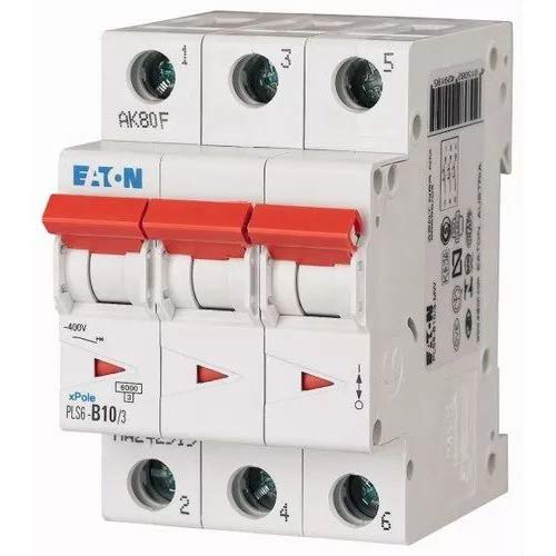 EATON PLS6-C10/3-MW Automatischer Magnetothermischer Schalter PLS6, 3P, 10A, Kurve C von Eaton