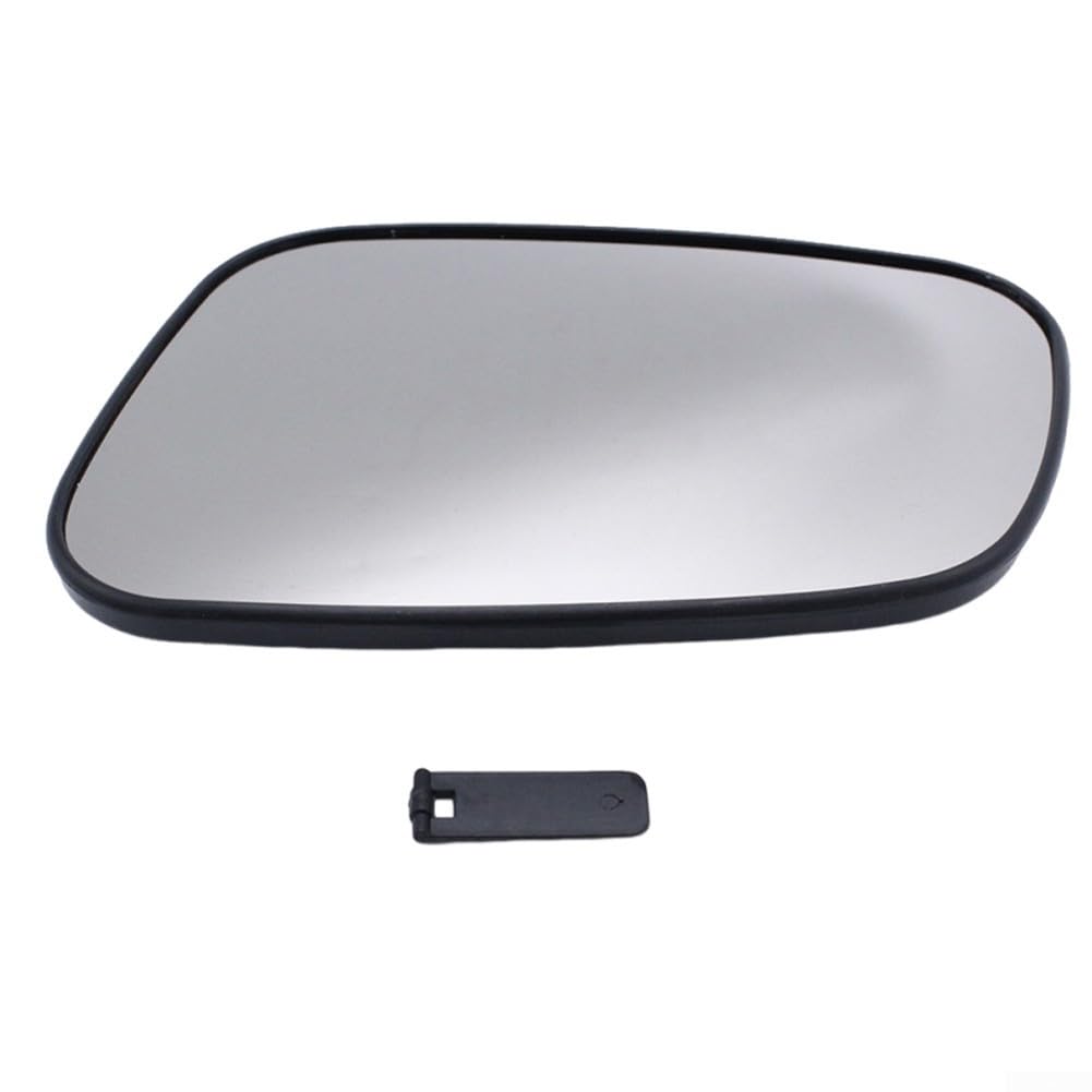 Eawfgtuw Außenspiegelglas für Land Rover Discovery 2 1998–2004, CRD100640, linke und rechte Seite, Ersatz-ABS-Glas, beheiztes Autotürspiegel-Halterungs-Set (links) von Eawfgtuw