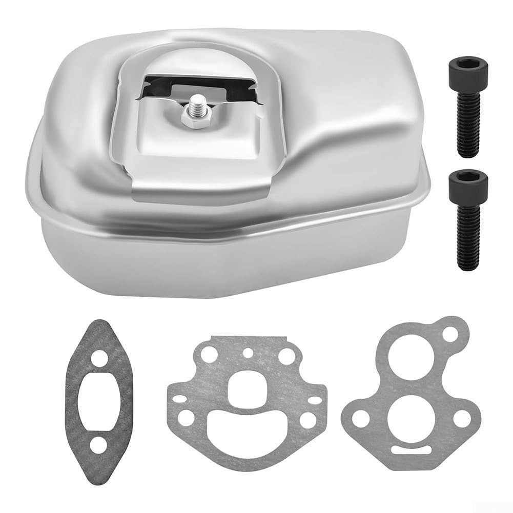 Eawfgtuw Kettensäge Schalldämpfer Kit Kompatibel mit 120 PL3314 PL3816 PR4218 545006007 530071887 Ersatzteil für Rasenmäher Motoren von Eawfgtuw