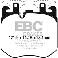 Bremsbelagsatz EBC BRAKES Yellow Stuff DP42304R, Vorne von Ebc Brakes