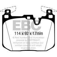 Bremsbelagsatz EBC BRAKES Yellow Stuff DP42360R, Vorne von Ebc Brakes