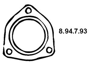 Dichtung, Abgasrohr Eberspächer 8.94.7.93 von Eberspächer