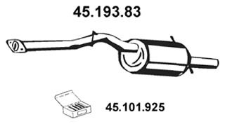 Endschalldämpfer Eberspächer 45.193.83 von Eberspächer