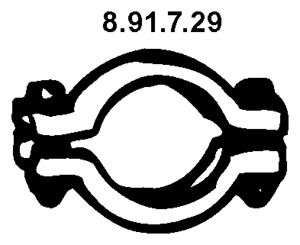 Rohrverbinder, Abgasanlage Eberspächer 8.91.7.29 von Eberspächer