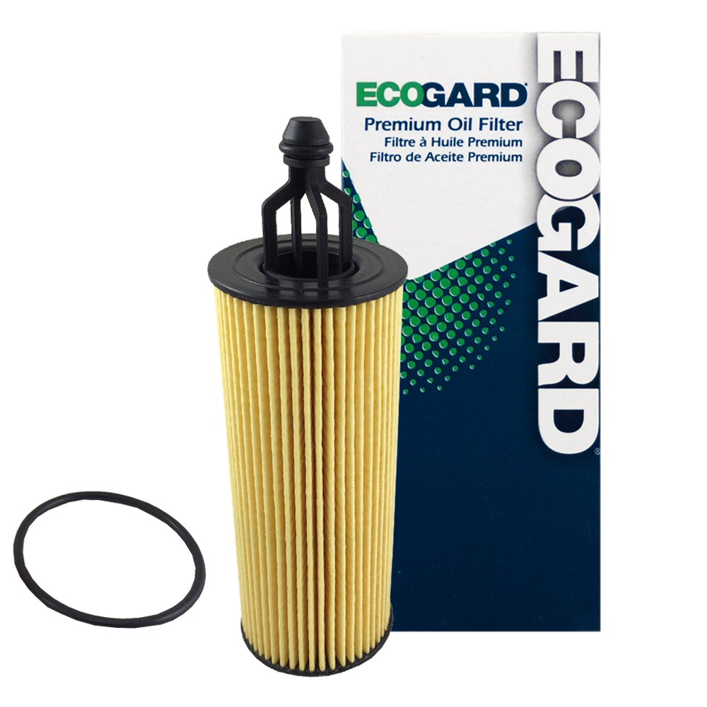 ECOGARD X10040 Premium Cartridge Motorölfilter für konventionelles Öl passend für Jeep Grand Cherokee 3.6L 2014-2021, Wrangler 3.6L 2014-2021, Cherokee 3.2L 2014-2021, Wrangler JK 3.6L 2018 von EcoGard