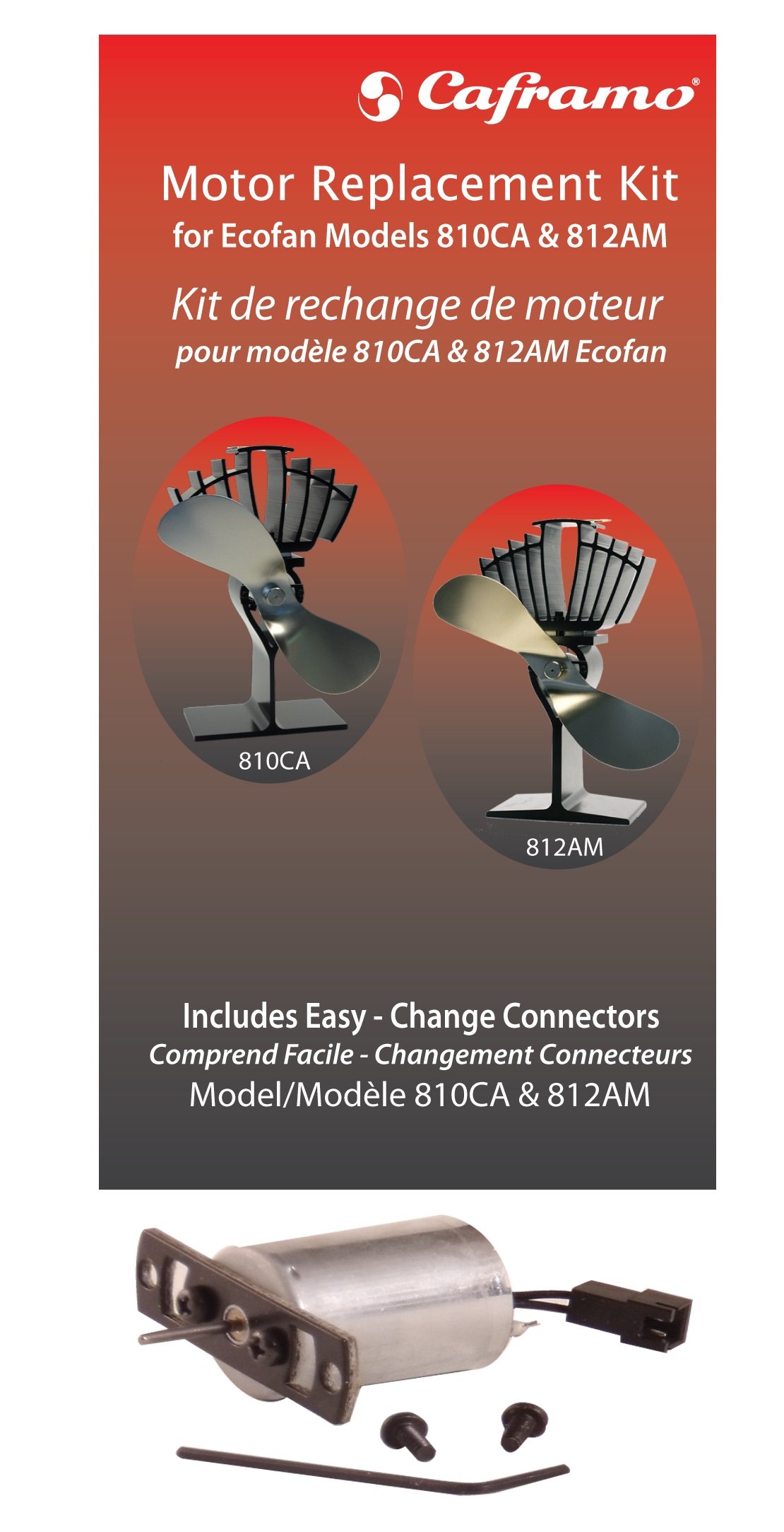 Ecofan-Motor-Ersatzkit für die Modelle UltrAir (810) und AirMax (812), 1 Stück von Ecofan