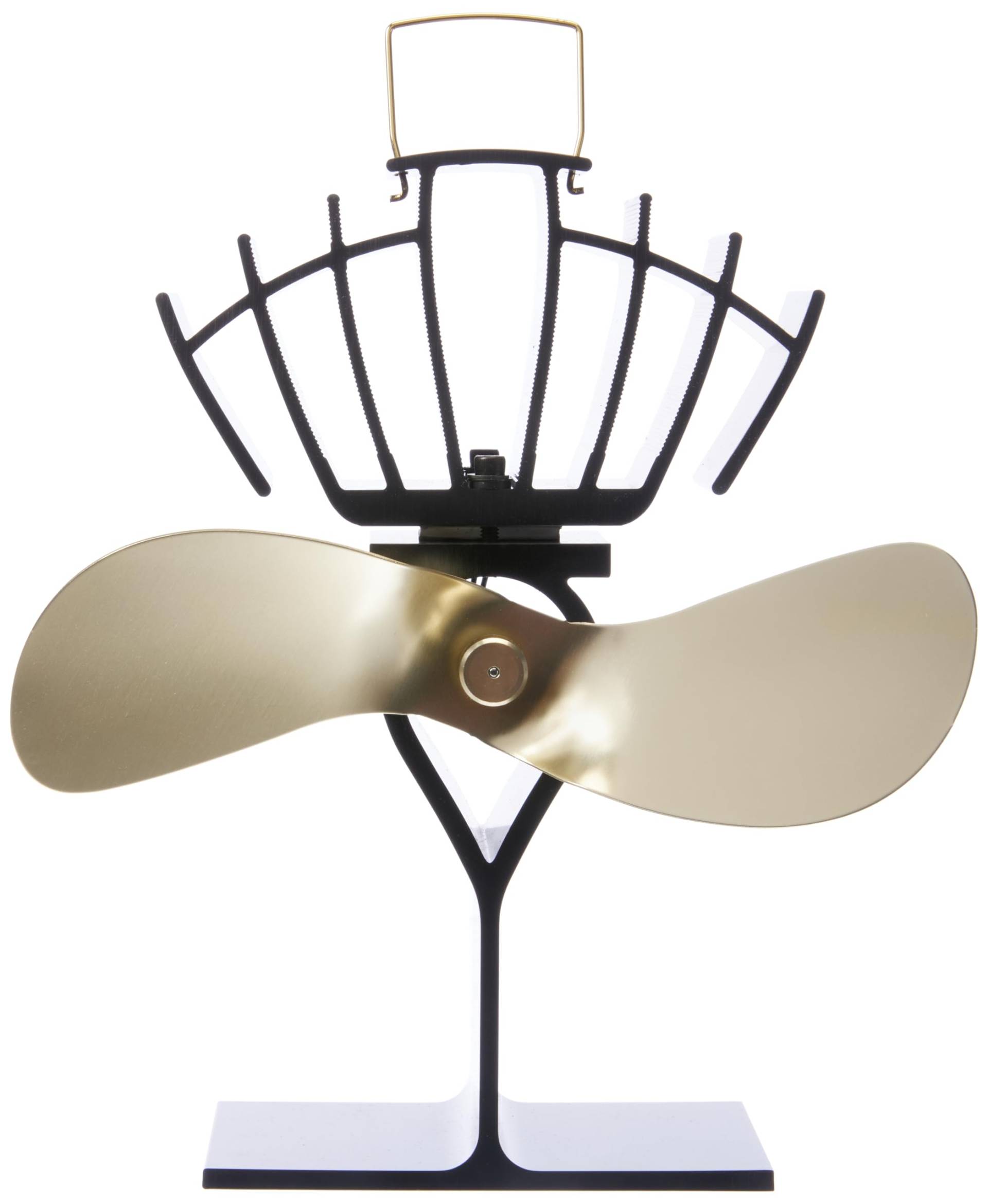 Ecofan UltrAir Klassischer Stil, wärmebetriebener Holzofenventilator, 212 m³/h, Aluminium, Gold, M von Ecofan