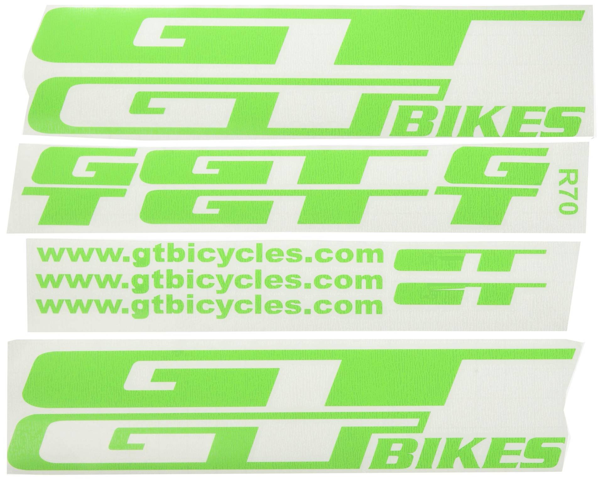 Ecoshirt 6P-GCEN-JSEQ Aufkleber GT Bikes R70 Stickers Aufkleber Decals Autocollants Adesivi, grün von Ecoshirt