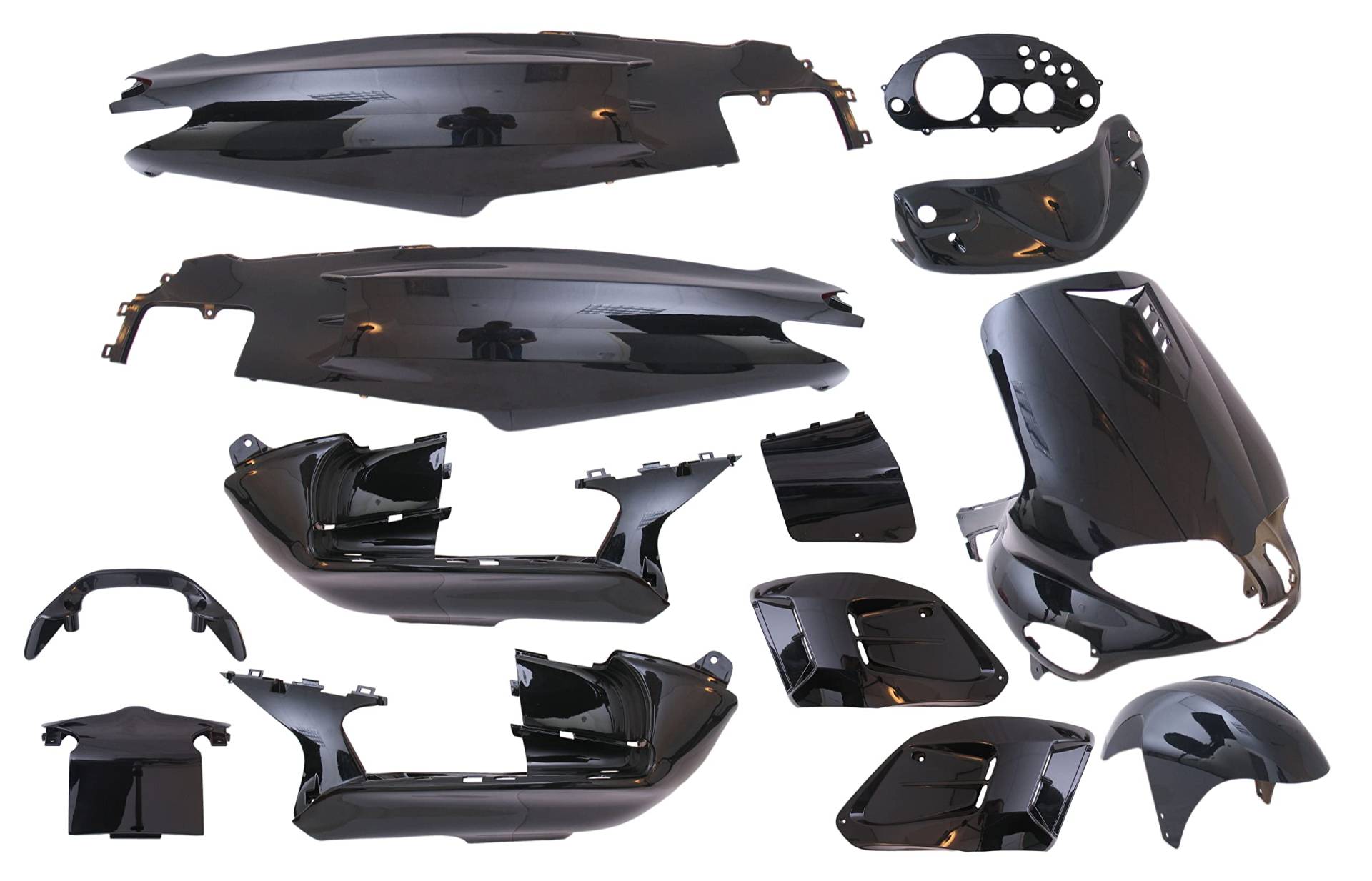 Verkleidungsset GILERA Runner 15-teilig Schwarz von Edge