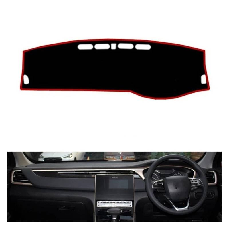 Auto Armaturenbrett Abdeckmatte Für GAC Für Trumpchi GS5 2019 Rechts Und Links Hand Stick Auto Dashboard Abdeckungen Matte Schatten Kissen Pad Teppiche Zubehör(Right Hand Drive) von Eejghfwq