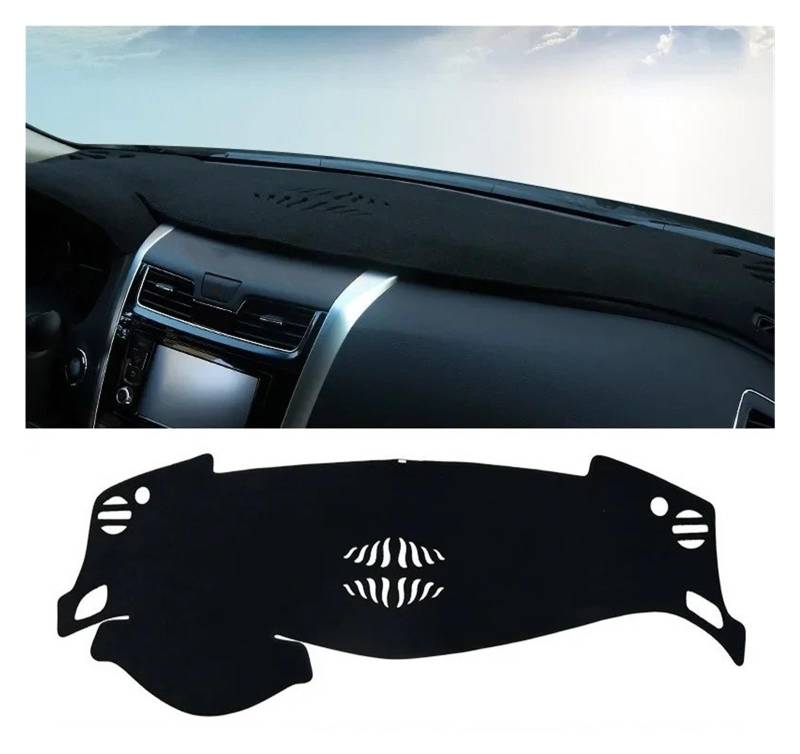 Auto Armaturenbrett Abdeckmatte Für Nissan Für Teana J33 Für Altima L33 2013-2018 LHD Auto Dashboard Abdeckung Dash Matte Sonnenschutz Pad Teppich Trim Innen Zubehör(Black Side) von Eejghfwq